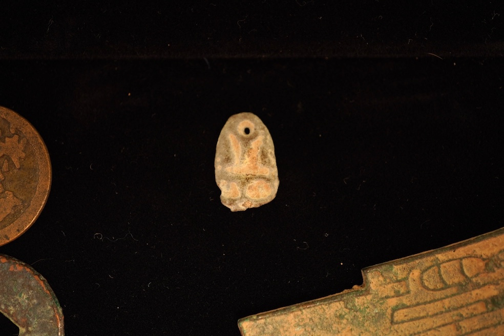 Westminster, coins of ancient China collection, including bone cowrie, the bronze to cowrie ghost face money, Ming Zi Dao coin knife money, Pan Liang coin, Zhuo Pu spade coin, and Hung Wu coin